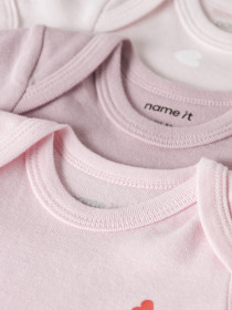 NAME IT 3-Pak Body Kortærmet Keepsake Lilac